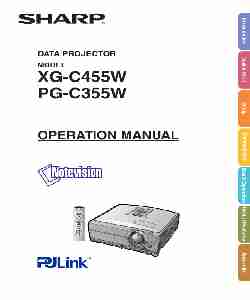 Sharp Projector PG-C355W-page_pdf